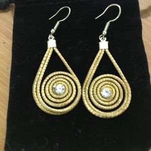 Golden Grass Earrings